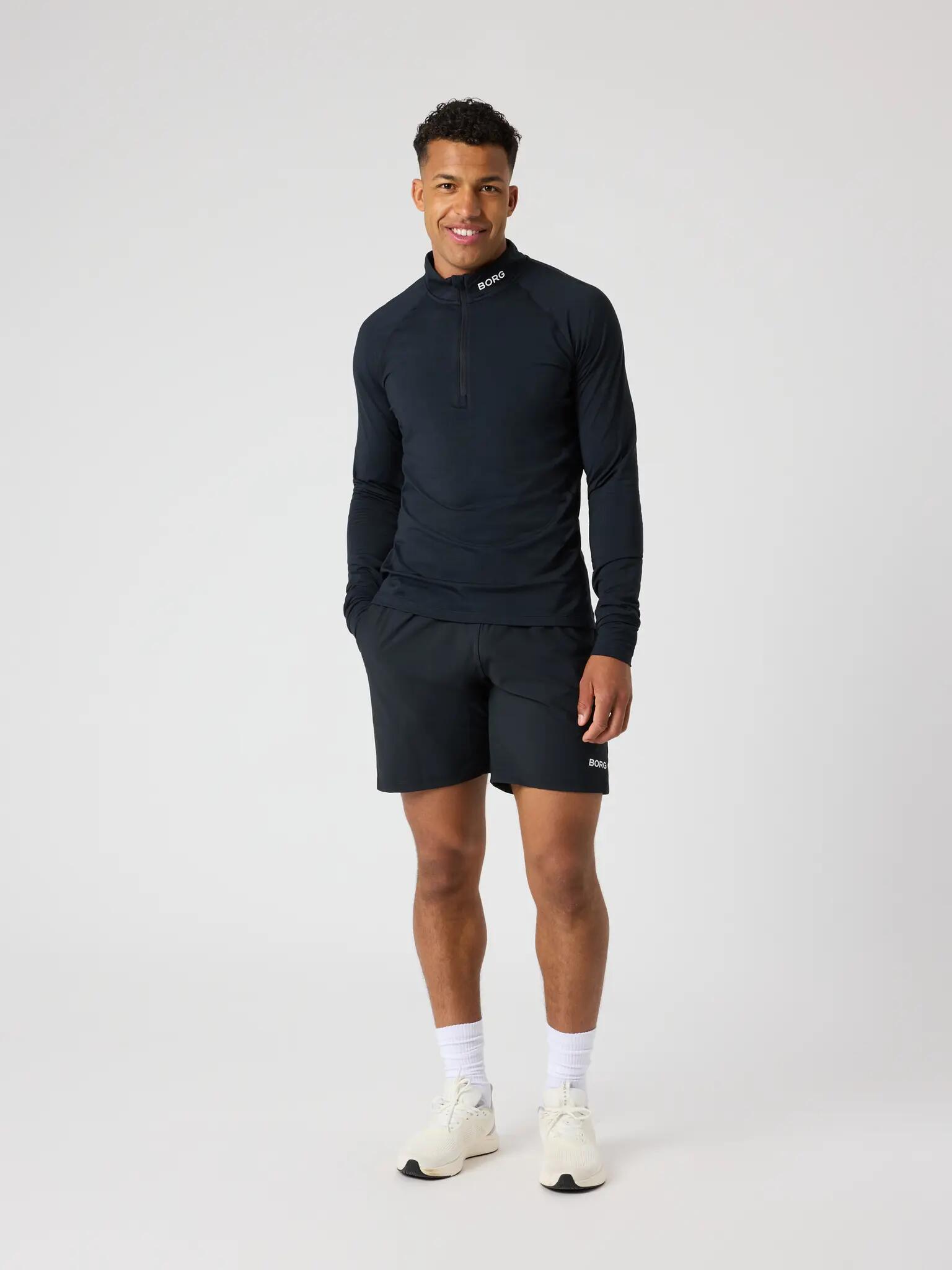 bjorn_borg BORG COURSE MIDLAYER HALF ZIP em poliéster reciclado 3/5