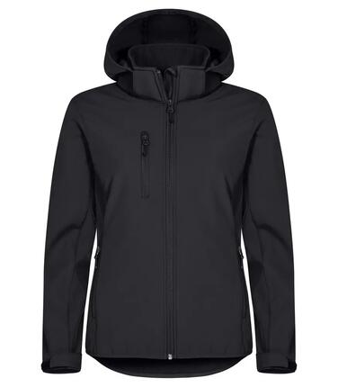 clique Softshell-Hoody Damen – 3-lagig, recyceltes Polyester