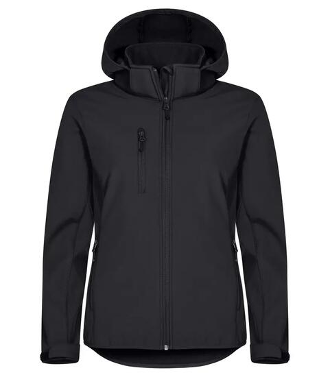 clique Softshell-Hoody Damen – 3-lagig, recyceltes Polyester