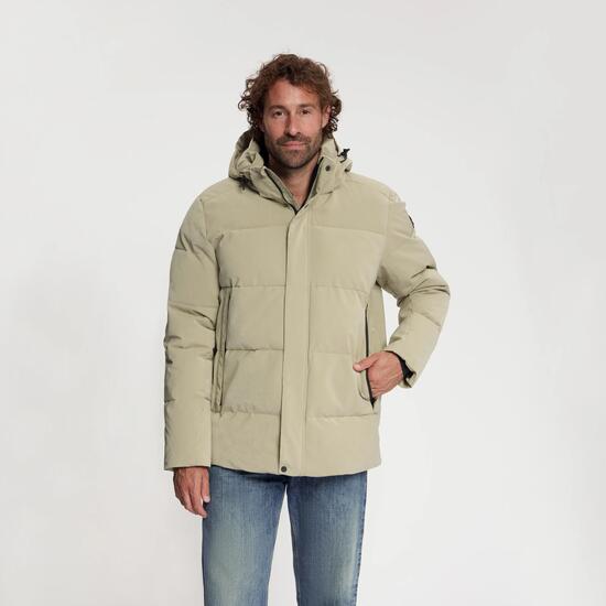 Asberg Herren – Daunen-Winterjacke – Wasserdicht – Hellbraun