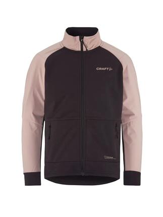 craft Core Warm Jacke Jr – Wind- und wasserdicht vorne – Dk Plum/Waft