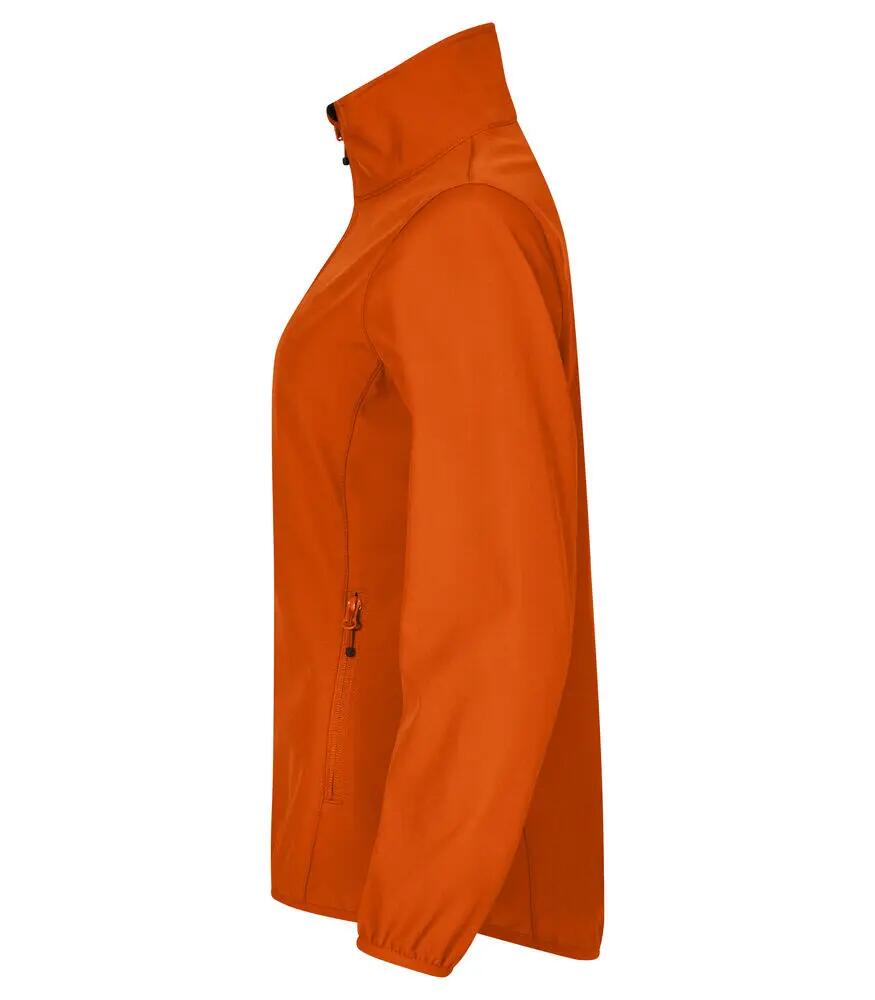 clique Casaco Softshell Classic Mulher em poliéster reciclado 3/4