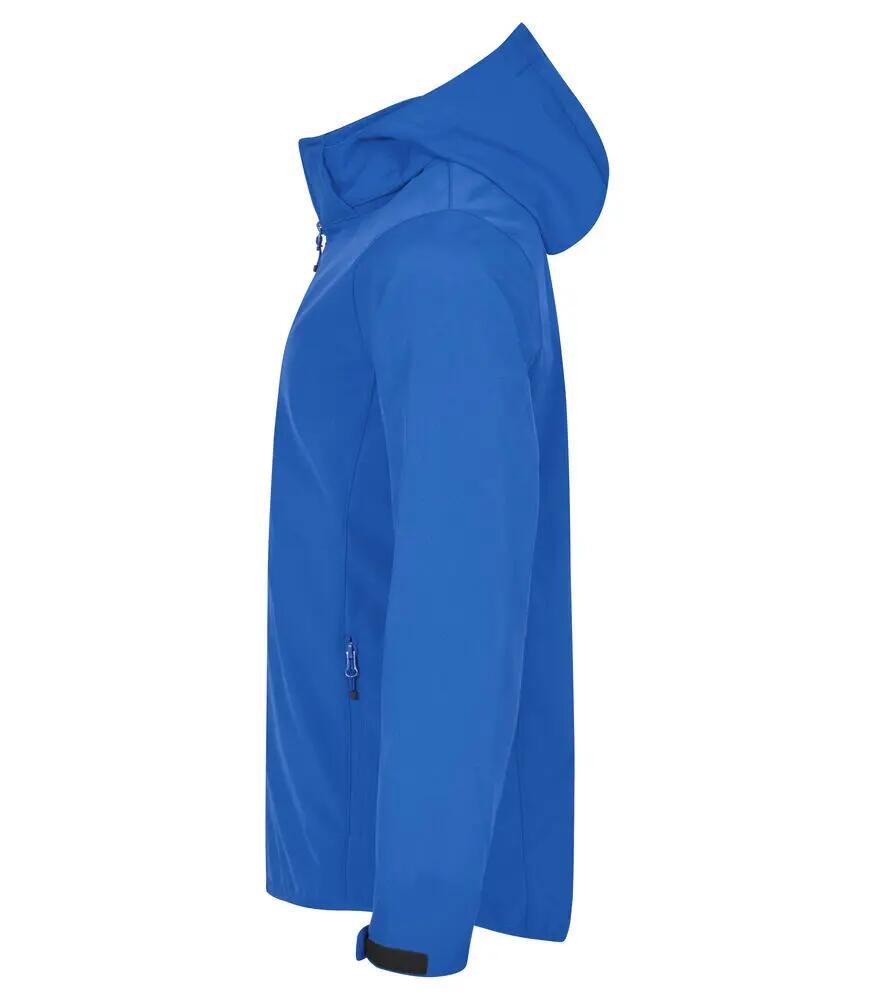clique Classic Softshell Hoody – Softshell 3 camadas em poliéster reciclado 3/4