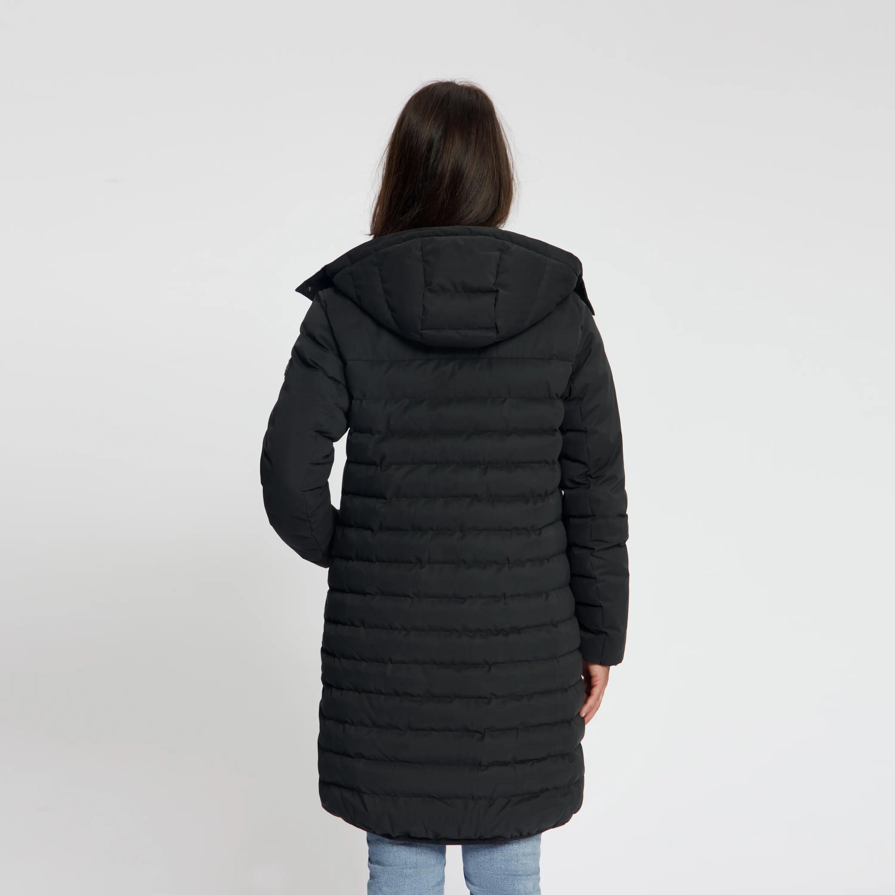 Saga Dames - Puffer winterjas - Waterdicht - Zwart 3/5