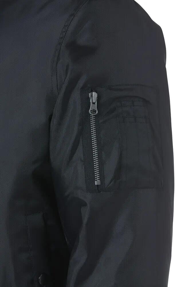 clique Bomber casaco unisexo 200D Oxford, preto 2/7