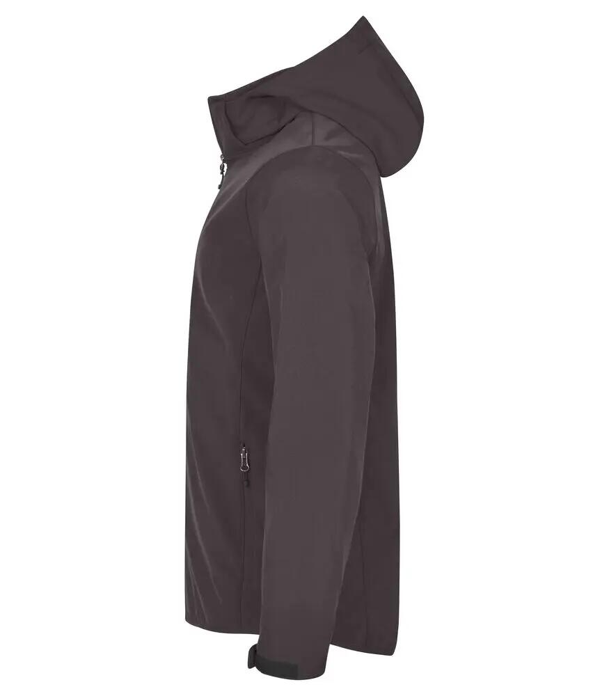 clique Veste Softshell à Capuche Classic en polyester recyclé 3/4
