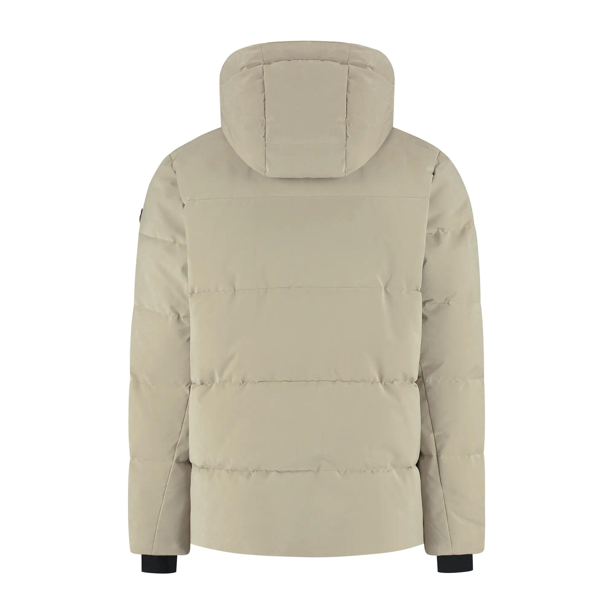 Asberg Heren - Puffer winterjas - Waterdicht - Lichtbruin 5/5