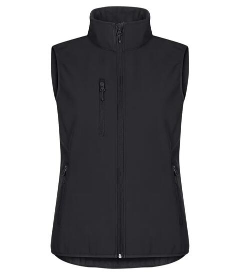 clique Classic Softshell Vest Women – damska kamizelka 3-warstwowa z recyclingu