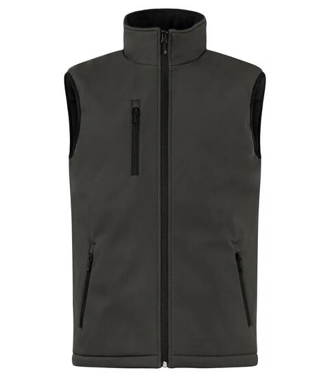 clique Padded Softshell Vest — Gewatteerde softshell-vest Dark Grey
