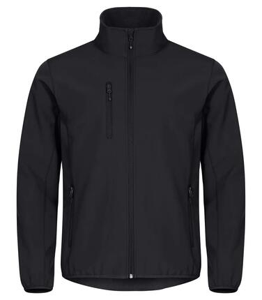 clique Classic Softshell Jacket – 3‑Lagen Softshell aus Recycling‑Polyester