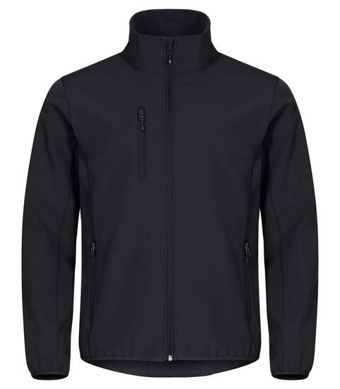 clique Classic Softshell Jacket – 3‑Lagen Softshell aus Recycling‑Polyester