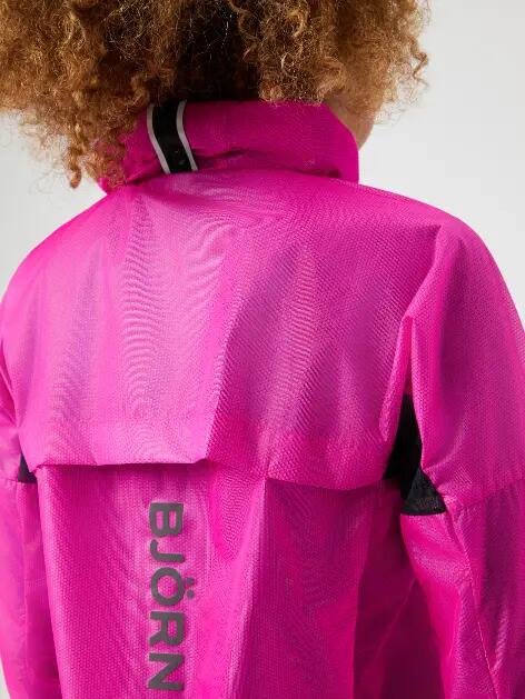 bjorn_borg BORG PERFORMANCE JACKET casaco performance mulher PINK GLO 5/5