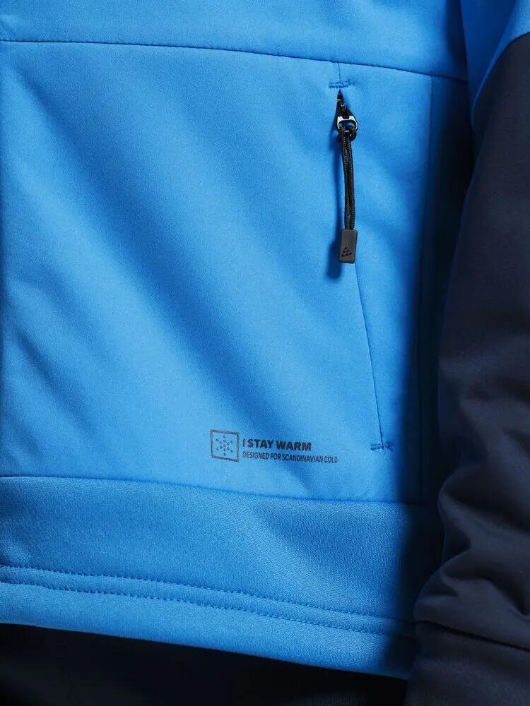 craft Core Warm Jacket Jr – Casaco júnior quente, corta‑vento e impermeável 6/7
