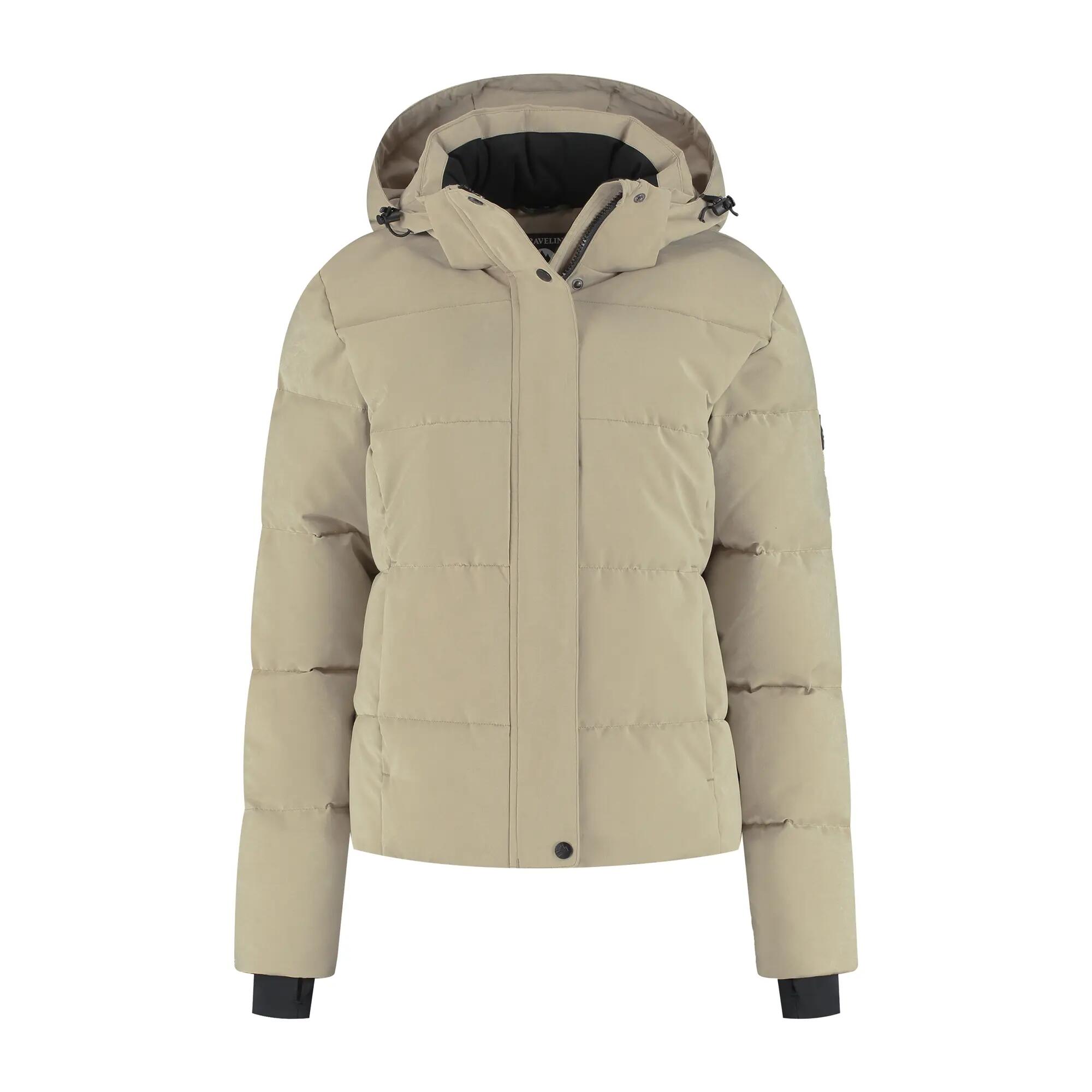 Agnes Dames - Puffer winterjas - Waterdicht - Lichtbruin 4/5