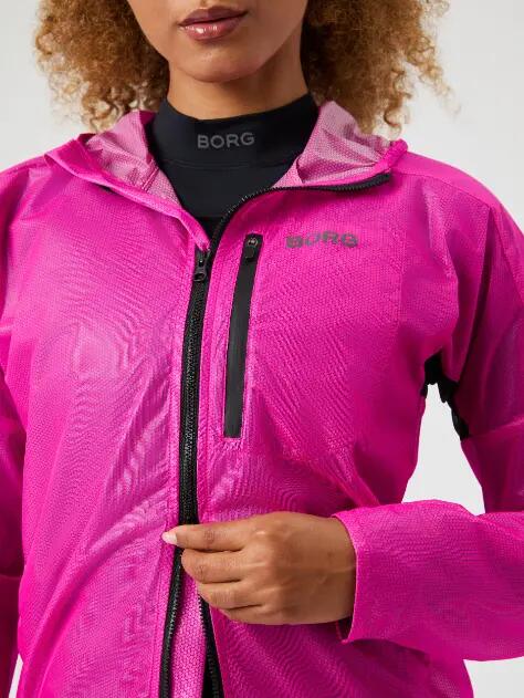 bjorn_borg BORG PERFORMANCE JACKET casaco performance mulher PINK GLO 4/5