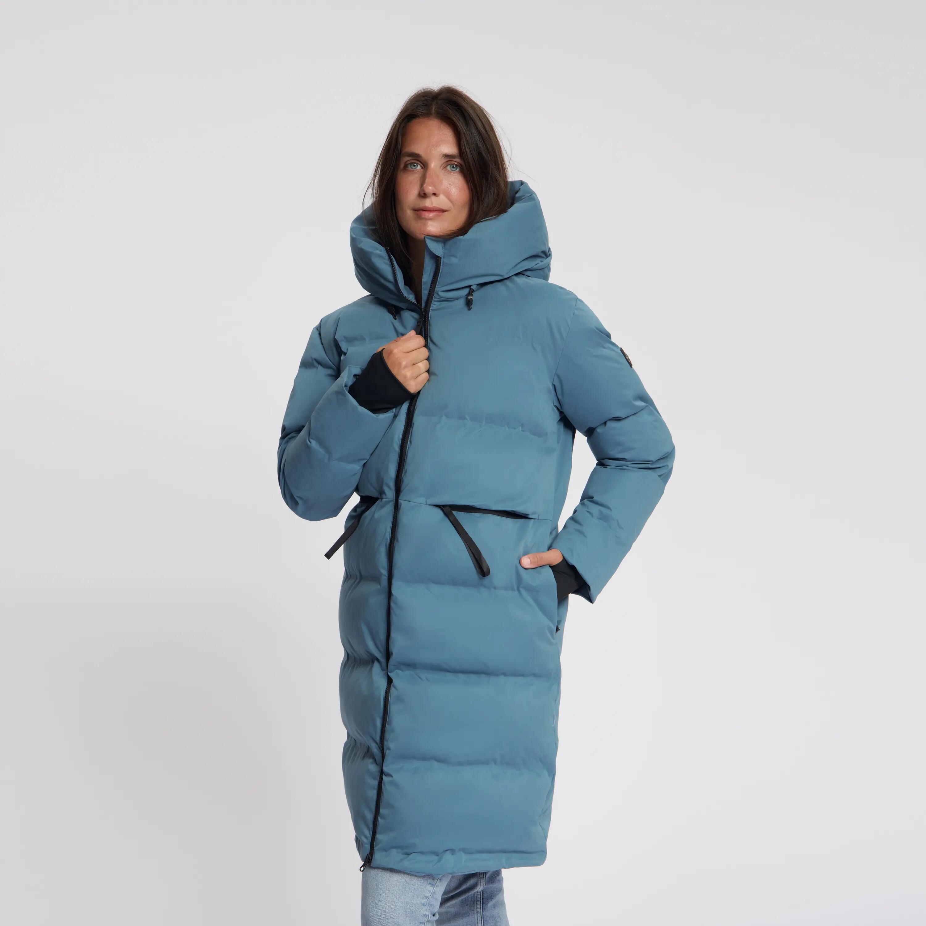 Odda Femme - Doudoune d'hiver - Imperméable - Bleu 3/6