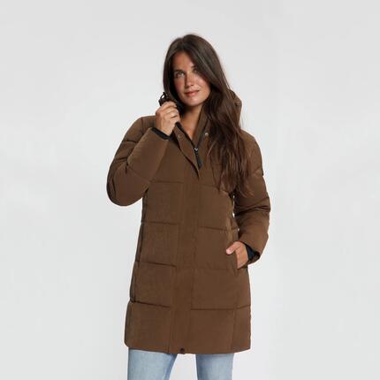 Astrid Damen – Daunen-Winterjacke – Wasserdicht – Dunkelbraun