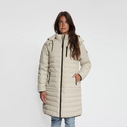 Saga Damen – Daunen-Winterjacke – Wasserdicht – Sand