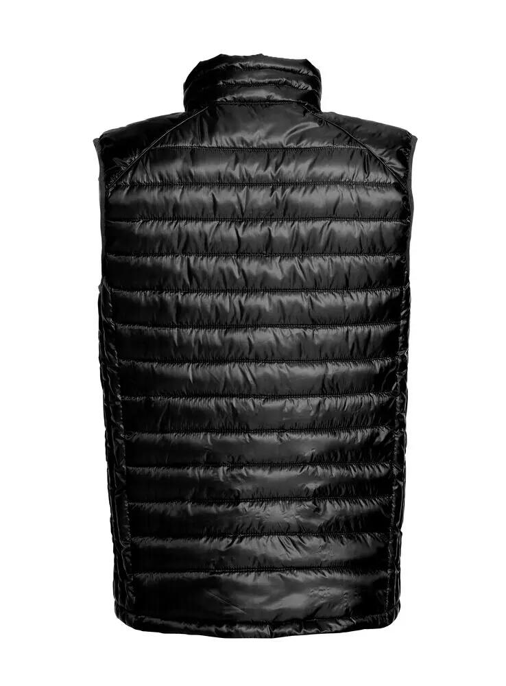 clique Hudson Vest — colete moderno com enchimento efeito pluma, preto 2/4