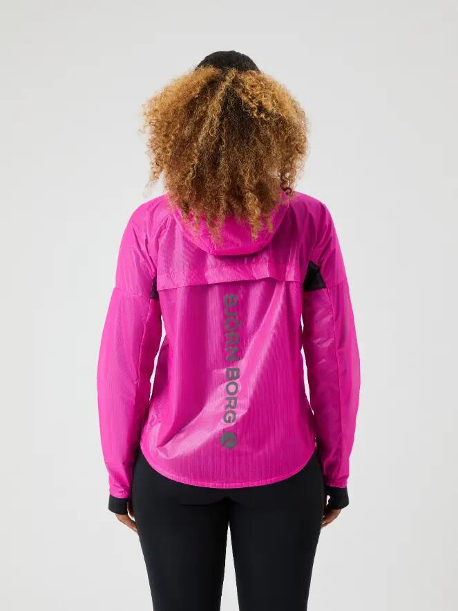 bjorn_borg BORG PERFORMANCE JACKET casaco performance mulher PINK GLO 2/5