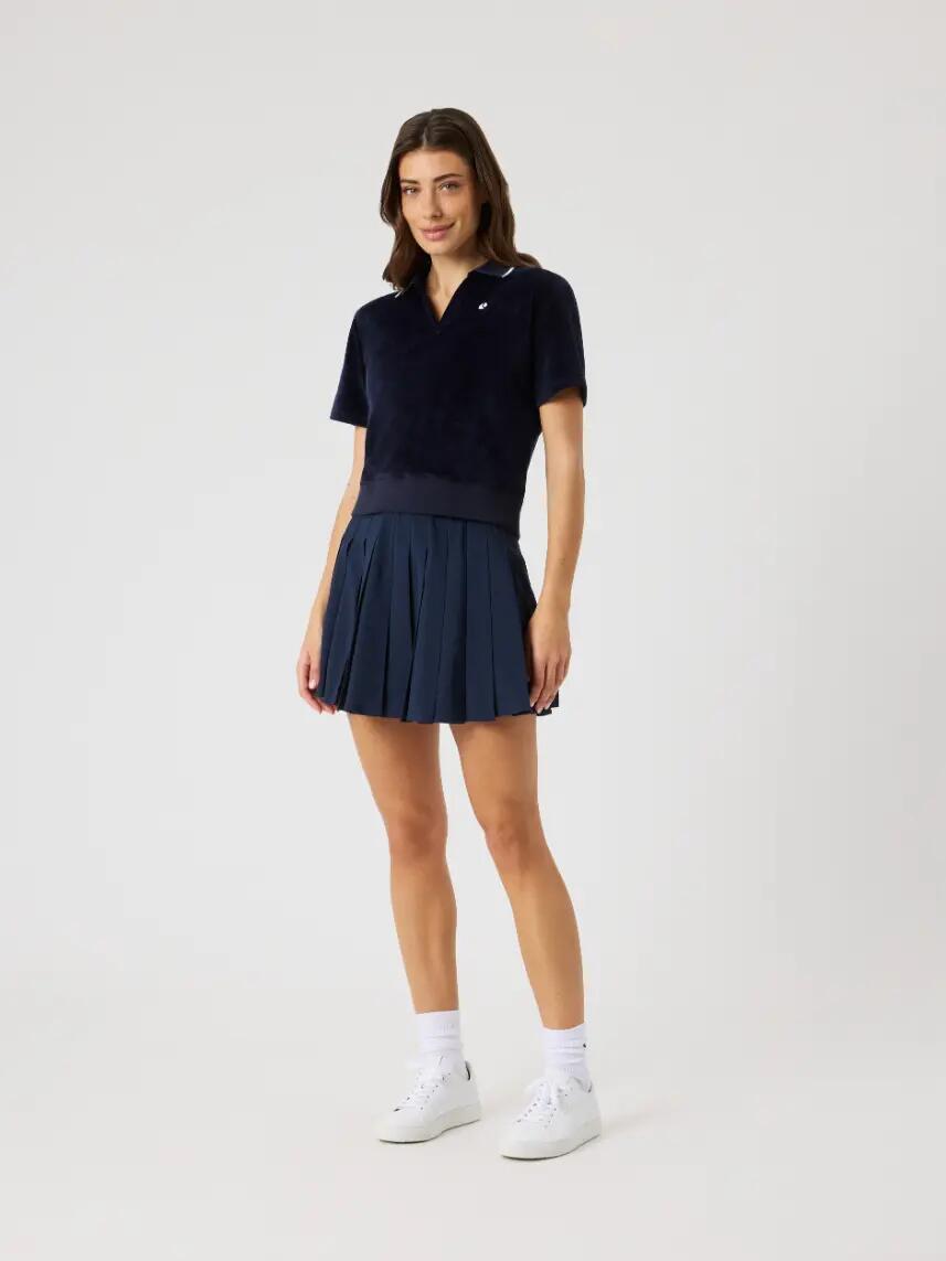 bjorn_borg ACE PLEATED SKIRT gonna plissettata in nylon riciclato 3/4