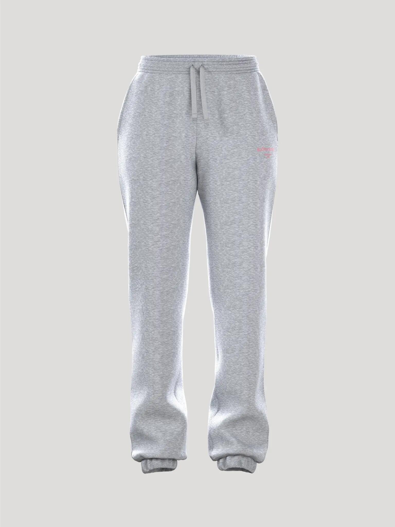 bjorn_borg BORG ESSENTIAL 1 PANTS pour WOMEN - LIGHT GREY MELANGE 1/4