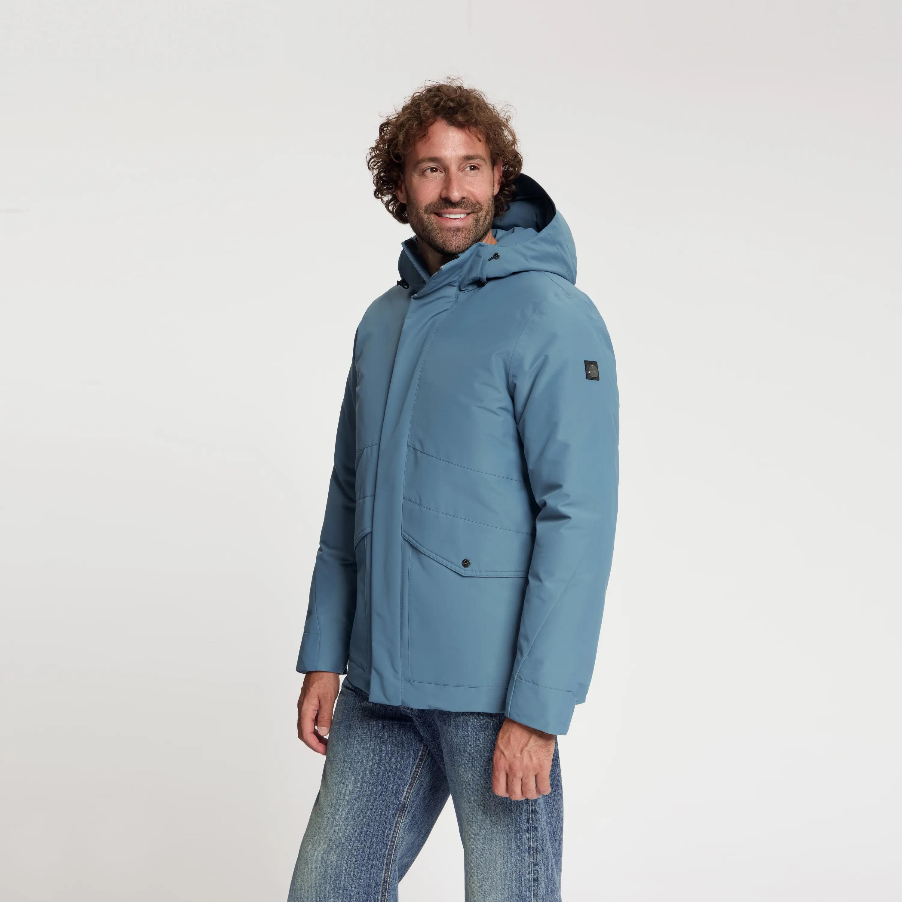 Sune Homme - Veste d'hiver Hardshell - Imperméable - Bleu 2/7