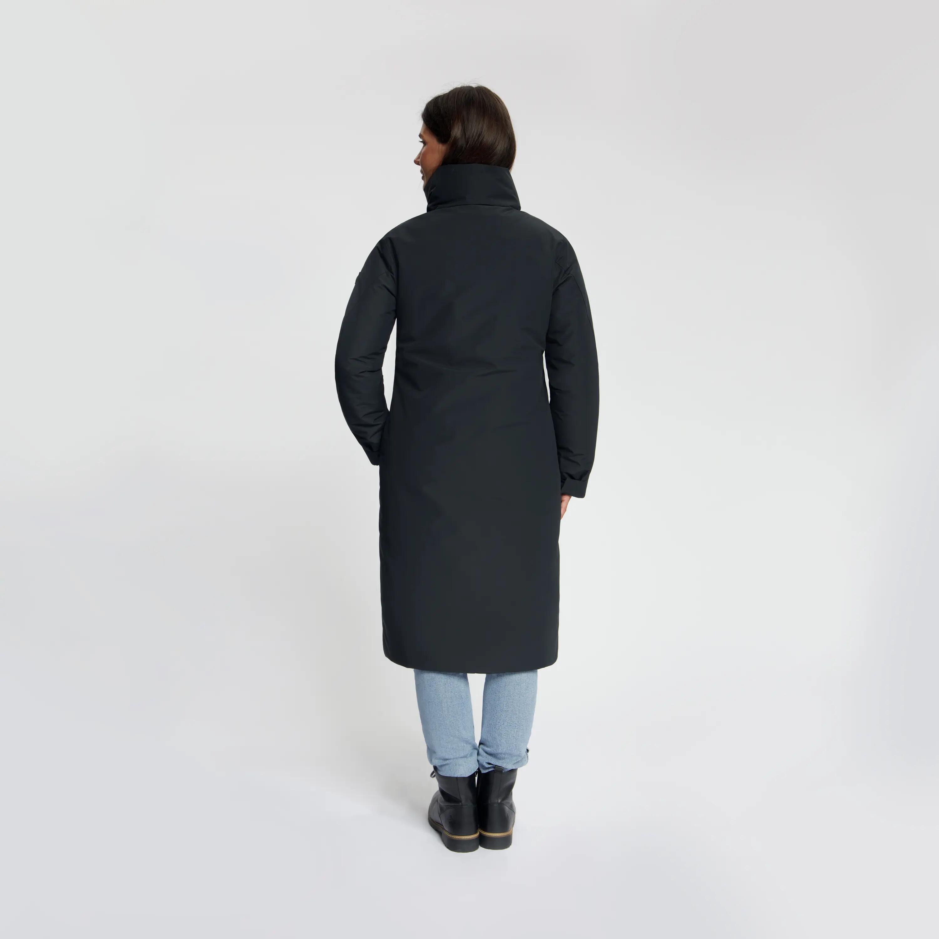 Saeby Femmes - Veste d'hiver hardshell - Imperméable - Noir 3/6