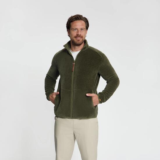 Helmer Herren – Outdoor-Weste – Fleece – Sand