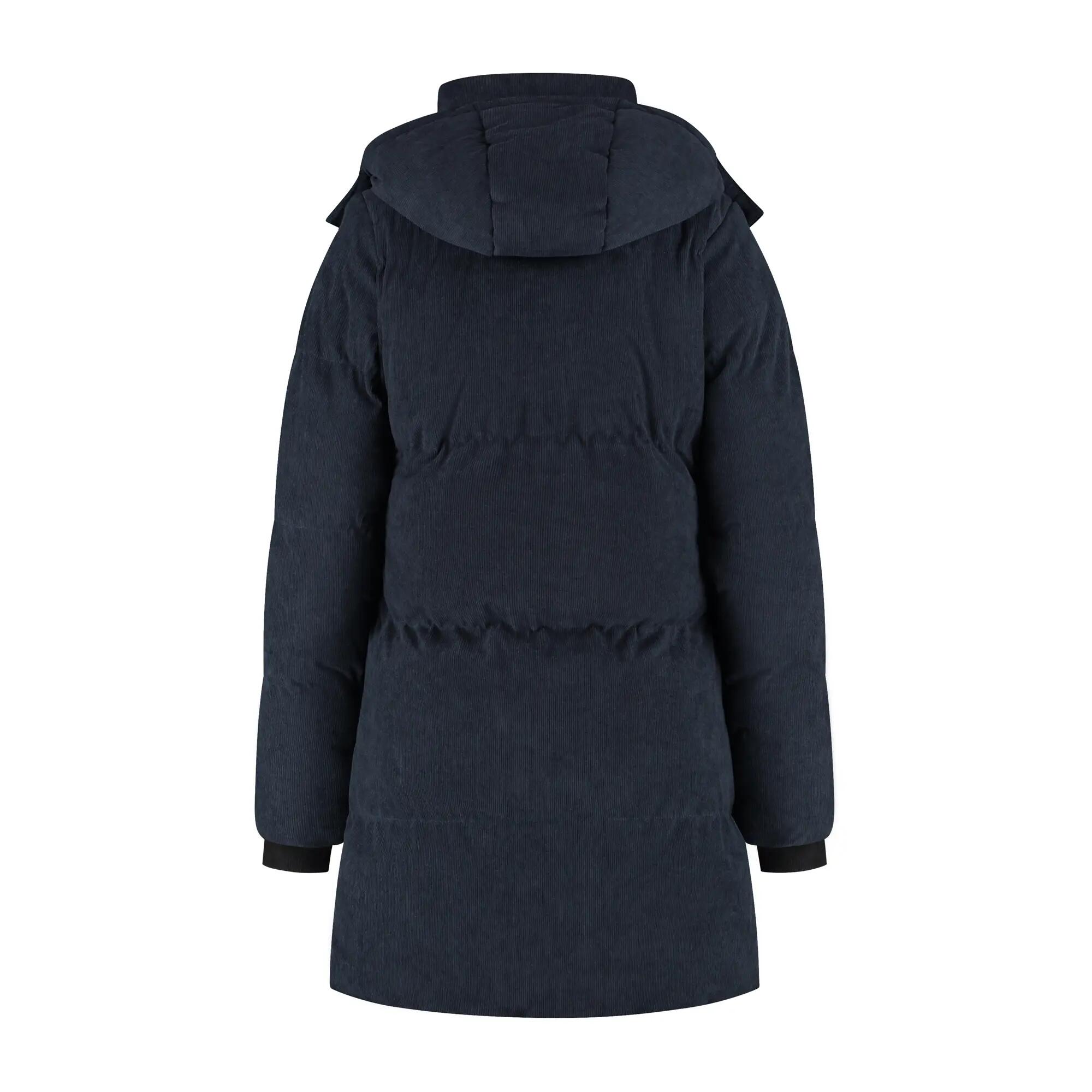 Ulvik Femme - Doudoune d'hiver - Velours côtelé - Bleu marine 5/6