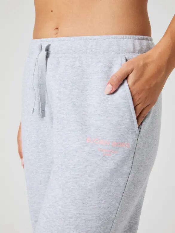 bjorn_borg BORG ESSENTIAL 1 PANTS pour WOMEN - LIGHT GREY MELANGE 2/4