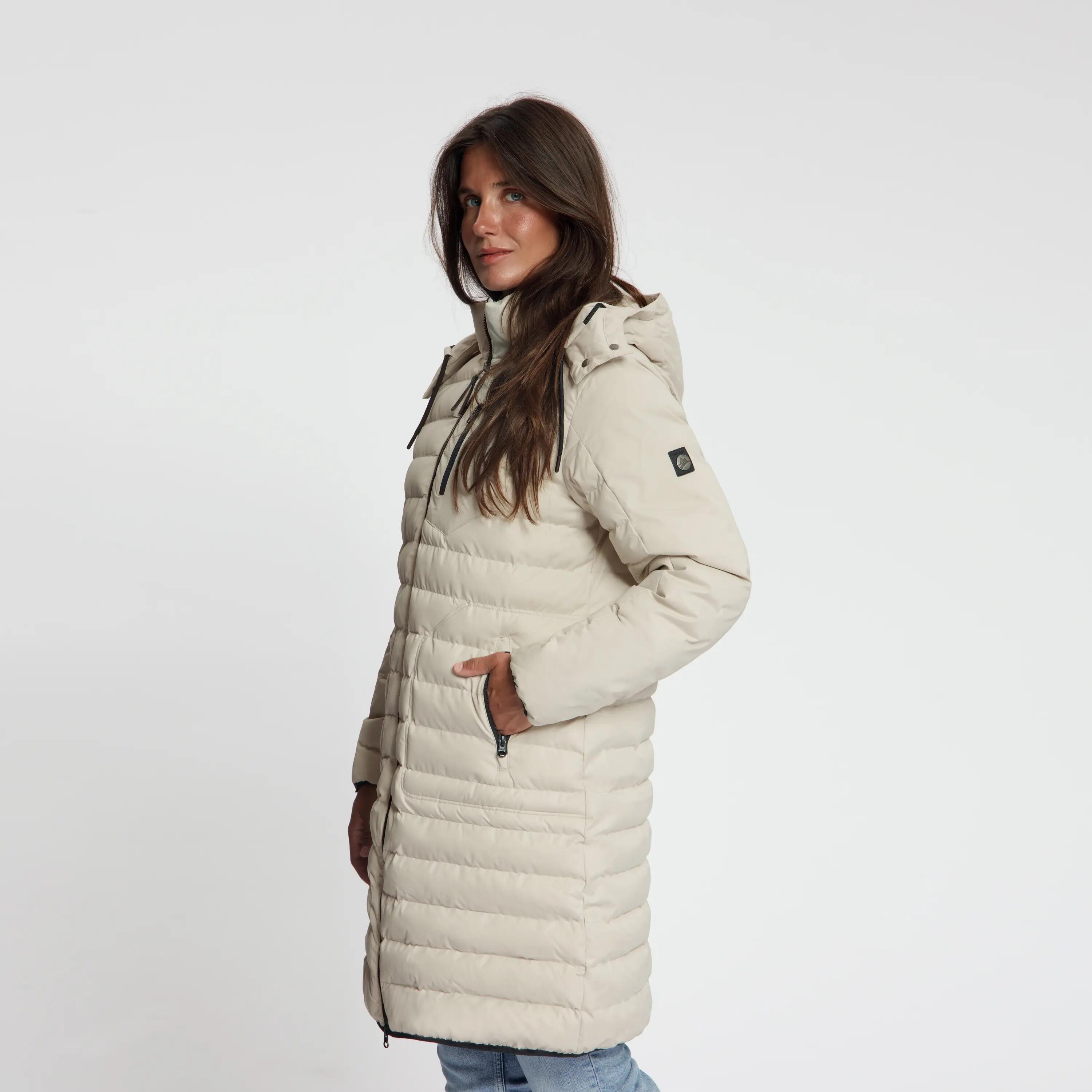 Saga Damen – Daunen-Winterjacke – Wasserdicht – Sand 2/5