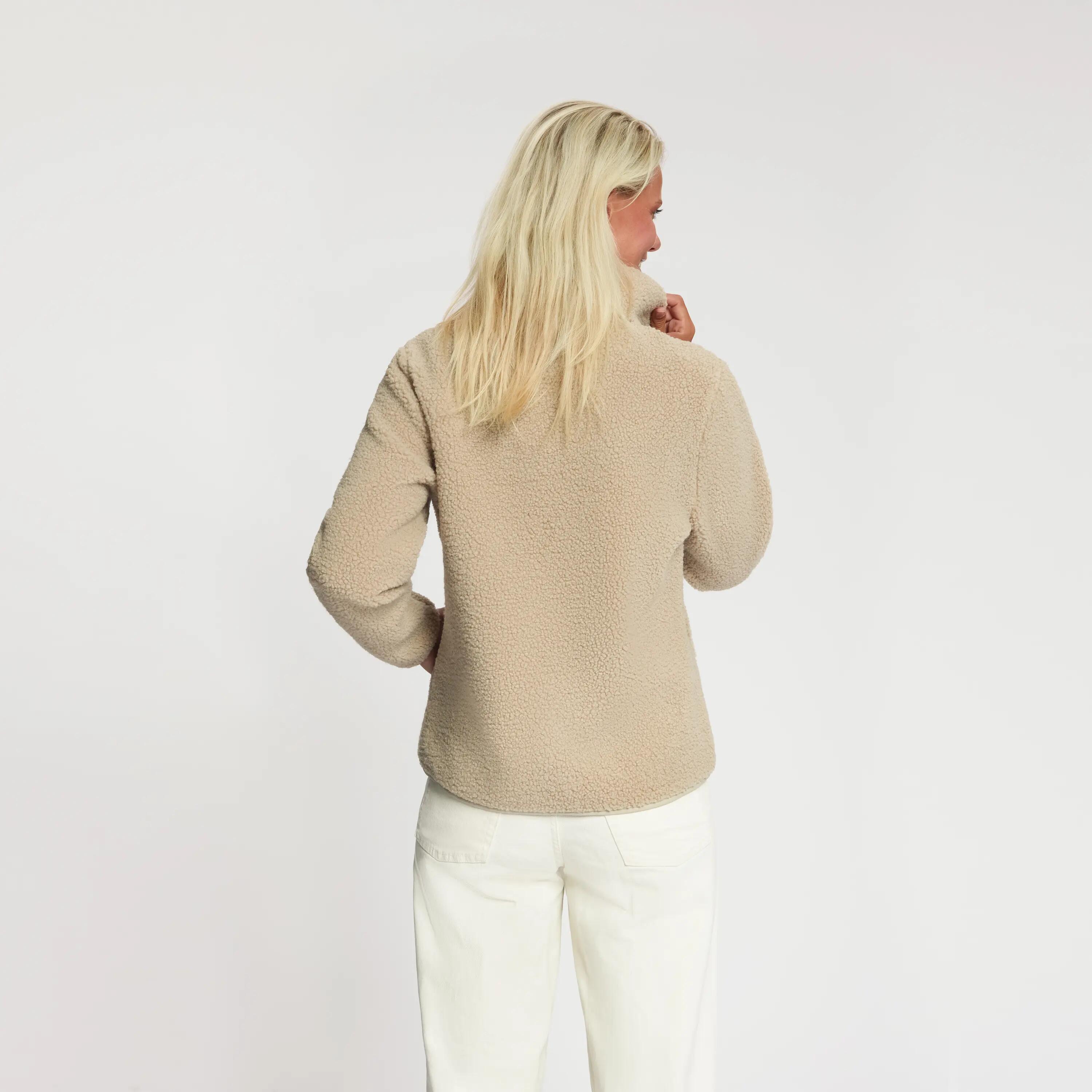 Tara Femme - Gilet d'extérieur - Teddy - Sable 3/6