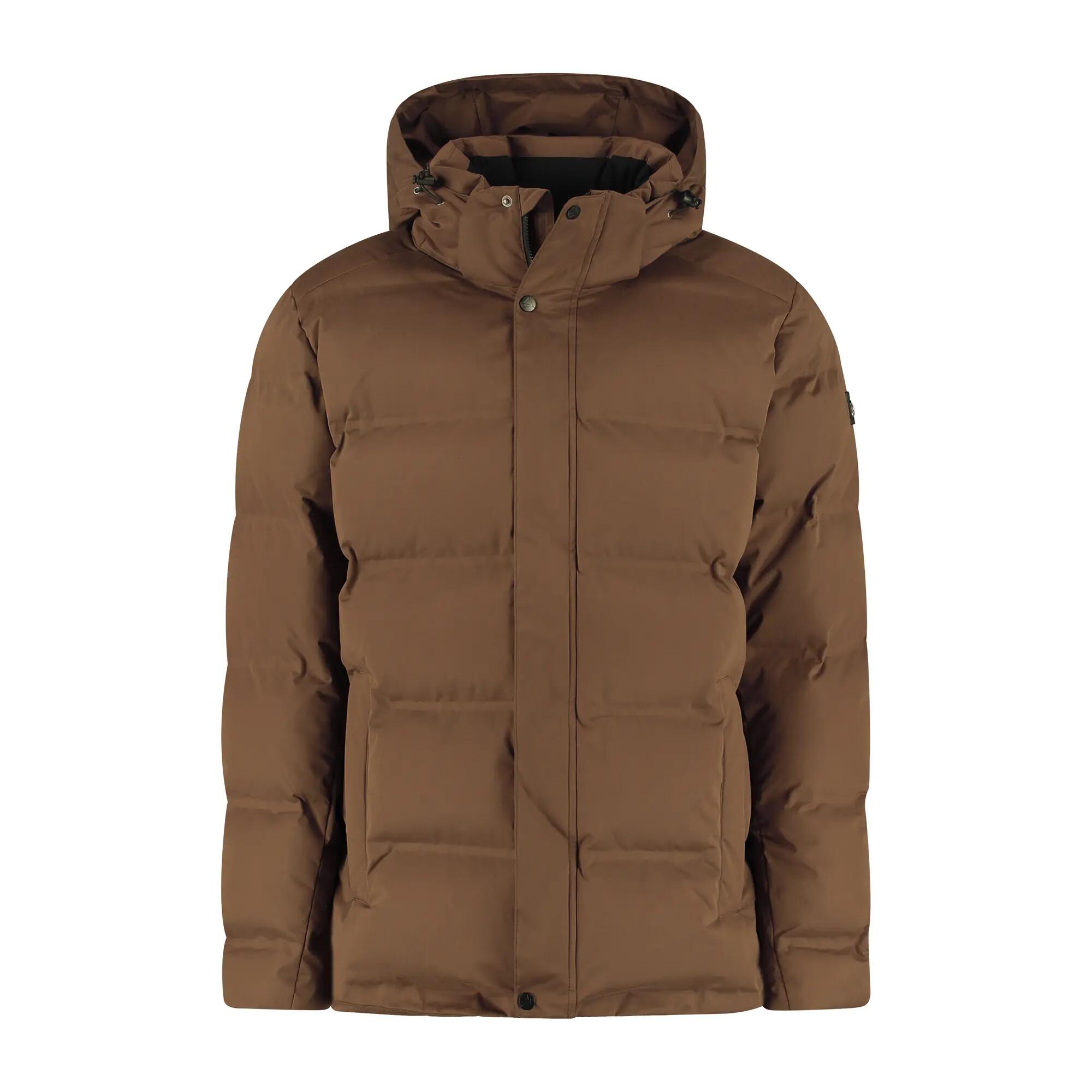 Andreas Heren - Puffer winterjas - Waterdicht - Donkerbruin 4/5