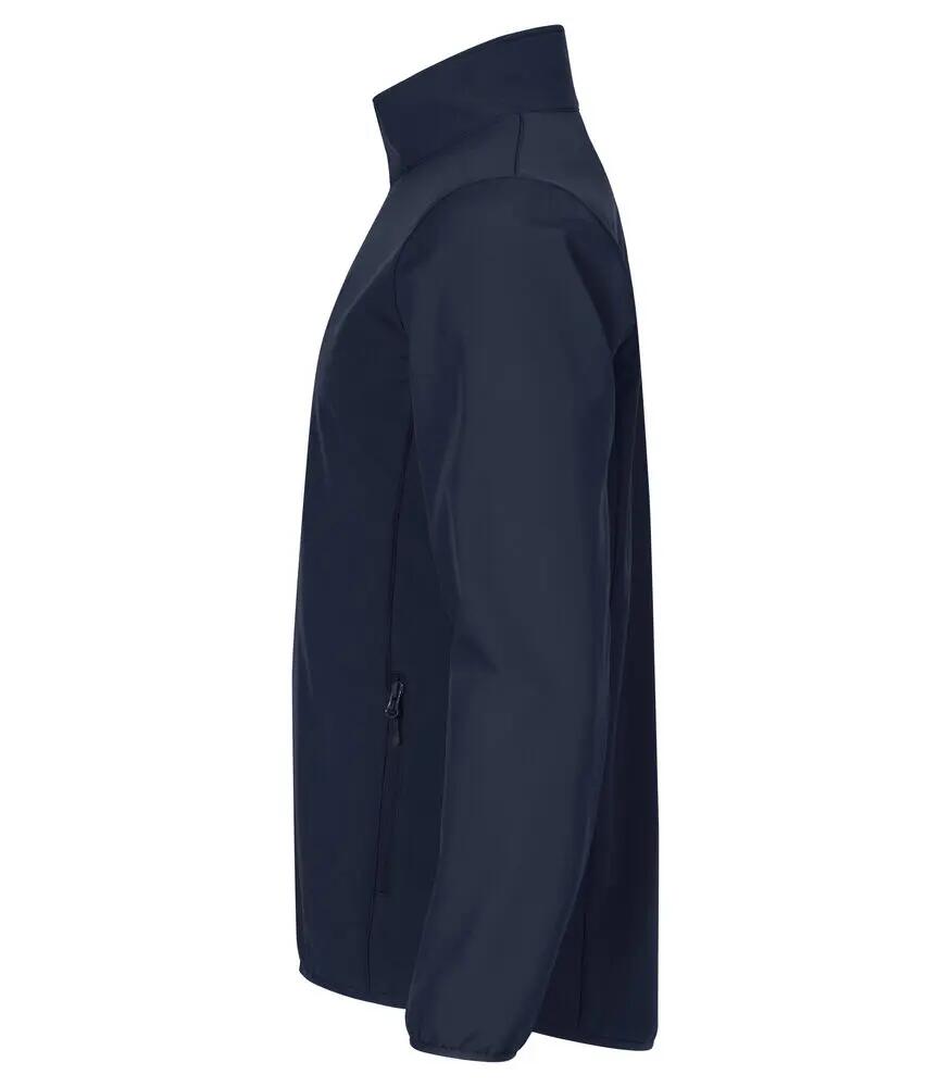 clique Classic Softshell Jacket - 96% Poliéster Reciclado, Homem 3/4