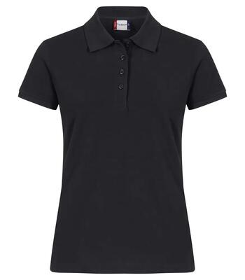 Clique heavy premium polo women – zwaar poloshirt van gekamde katoen