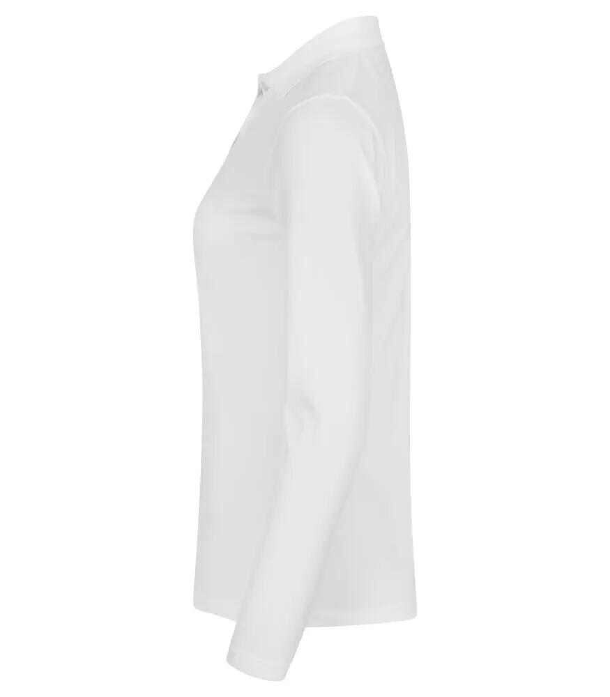 clique Stretch Premium Polo L/S Dames – katoen met elastaan 3/4