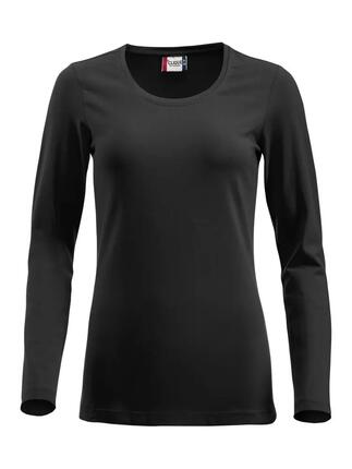 clique Haut femme Carolina L/S manches longues en coton stretch