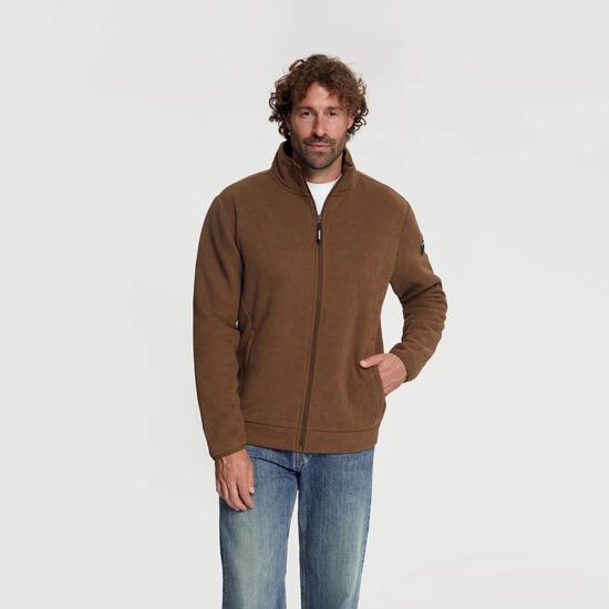 Rolf Herren – Outdoor-Weste – Fleece – Hellbraun