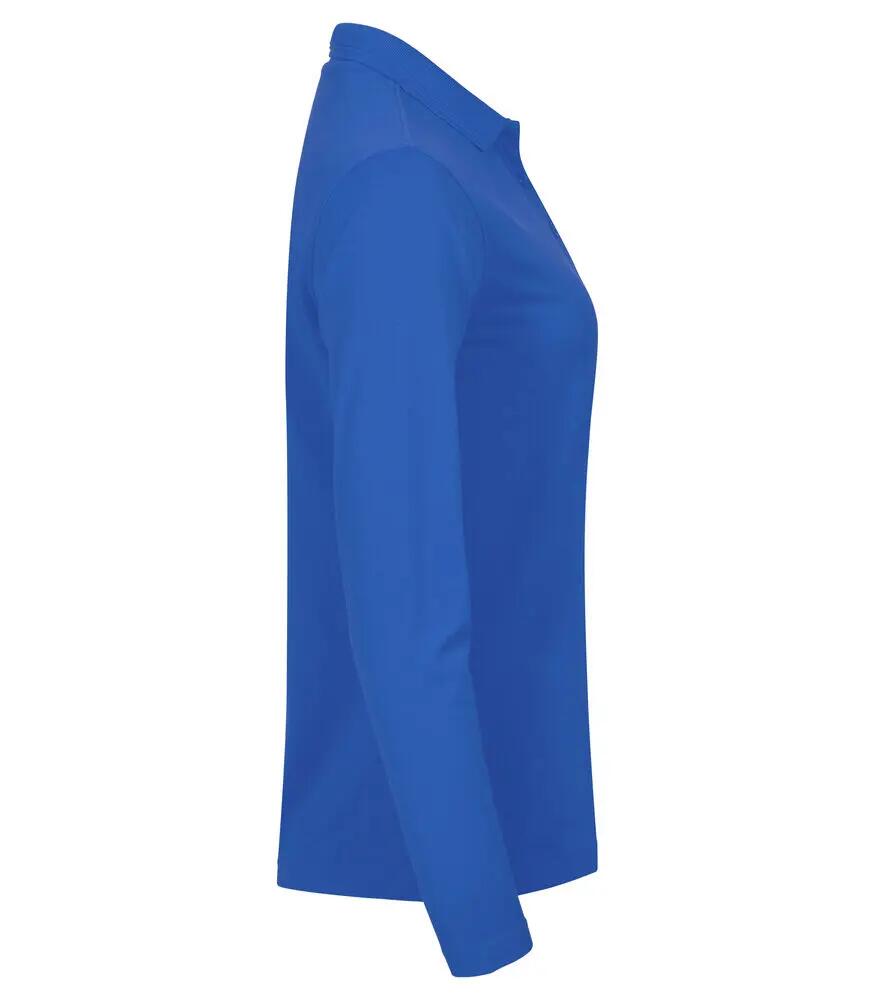 clique Polo manches longues Manhattan L/S Women en Royal Blue 4/4