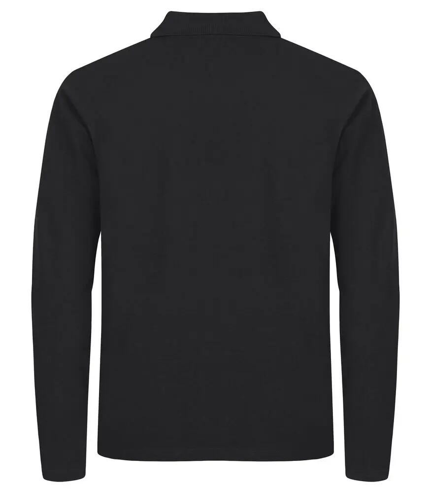 clique Polo Stretch Premium manga longa – Preto 4/5
