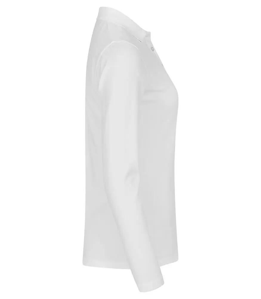 clique Stretch Premium Polo L/S Dames – katoen met elastaan 2/4