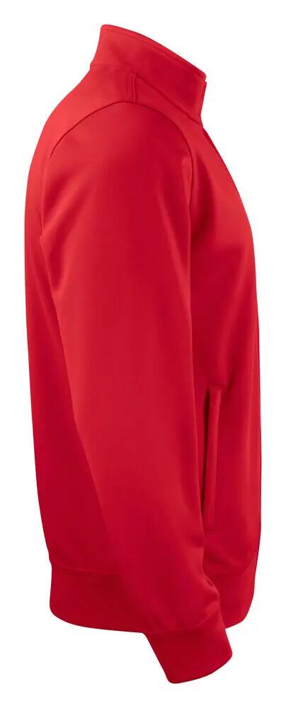 clique Basic Active Cardigan uomo – cardigan full zip tinto filo, rosso, 3XL 4/4