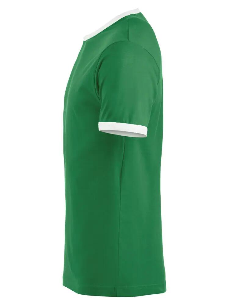 clique T-shirt Nome unissexo em algodão penteado pré-encolhido 3/4