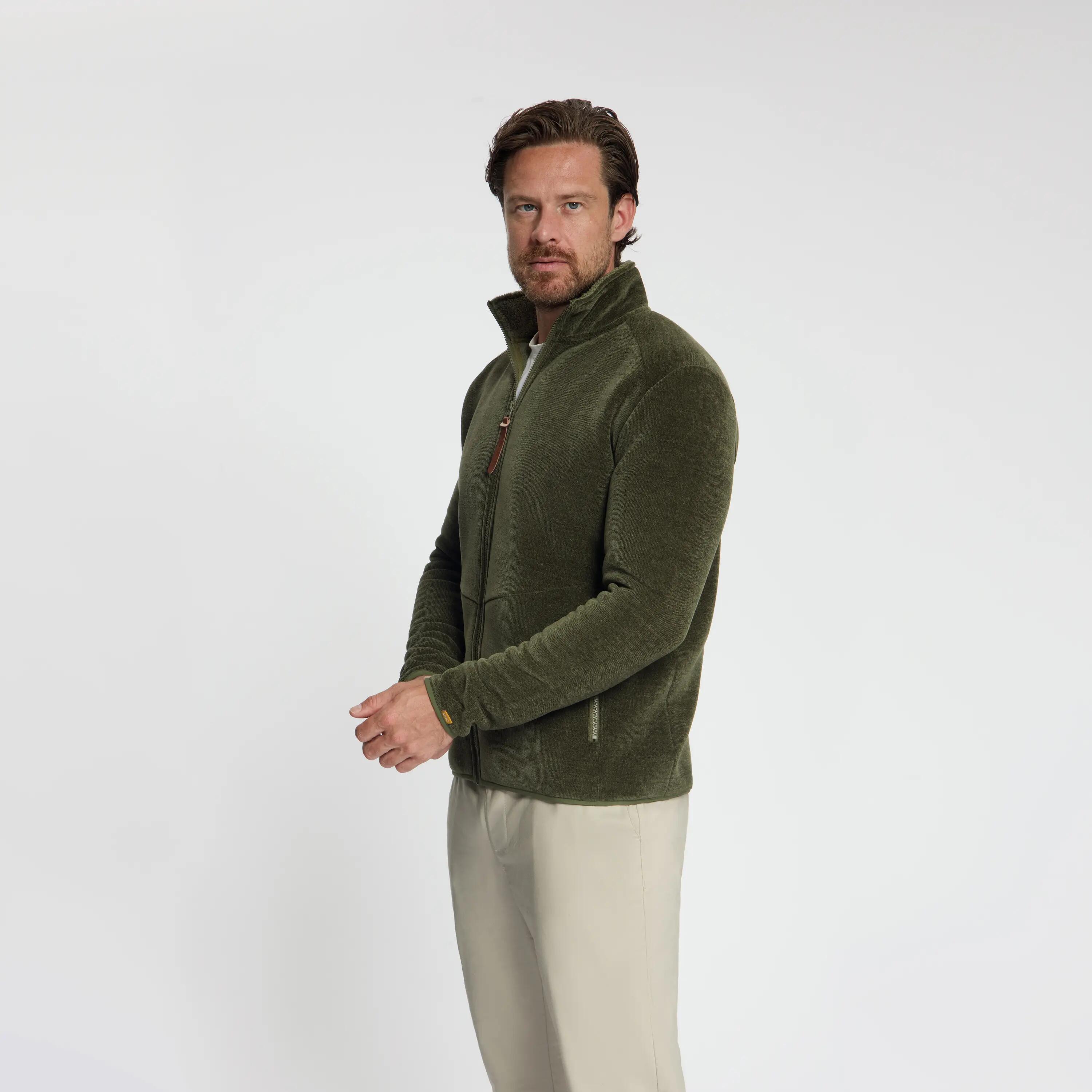 Helmer Homme - Veste d'extérieur - Polaire - Vert 2/5