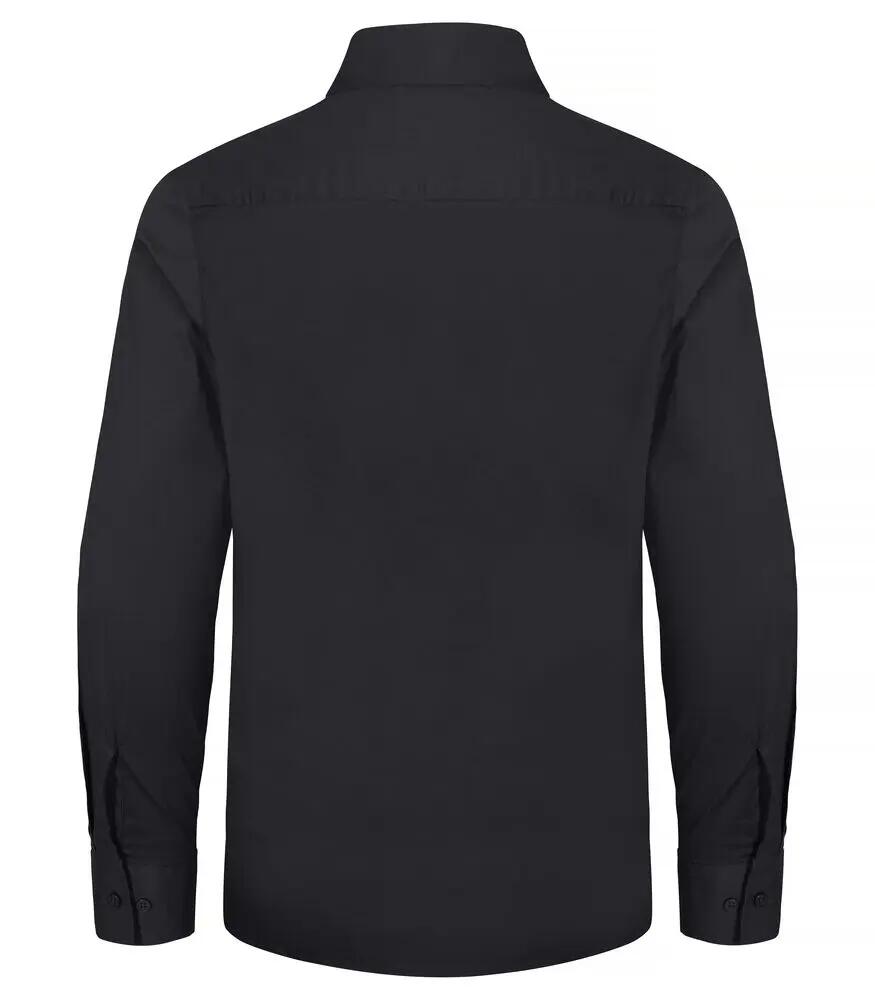clique Stretch Shirt L/S – Stretch overhemd lange mouw zwart 2/4
