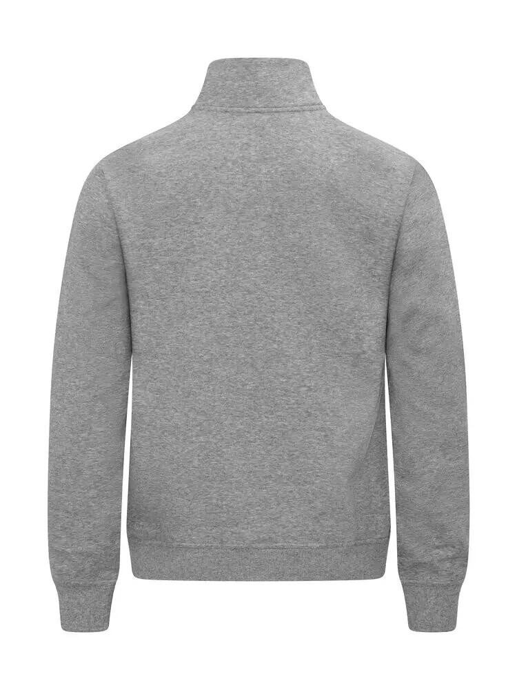 clique Miami Half Zip unisex sweater katoen gerecycled polyester 3/4