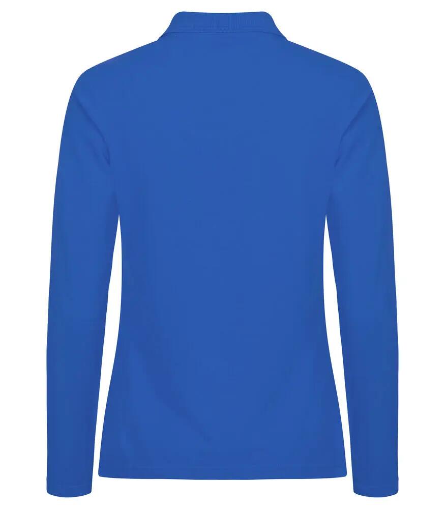 clique Polo manches longues Manhattan L/S Women en Royal Blue 2/4
