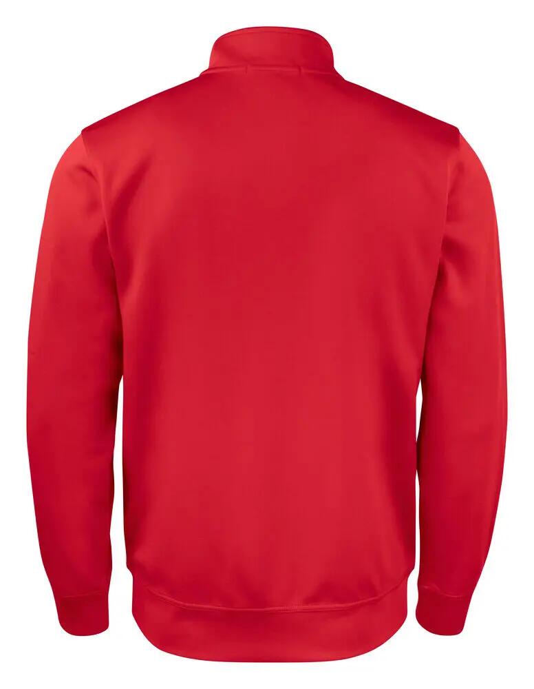 clique Basic Active Cardigan uomo – cardigan full zip tinto filo, rosso, 3XL 2/4