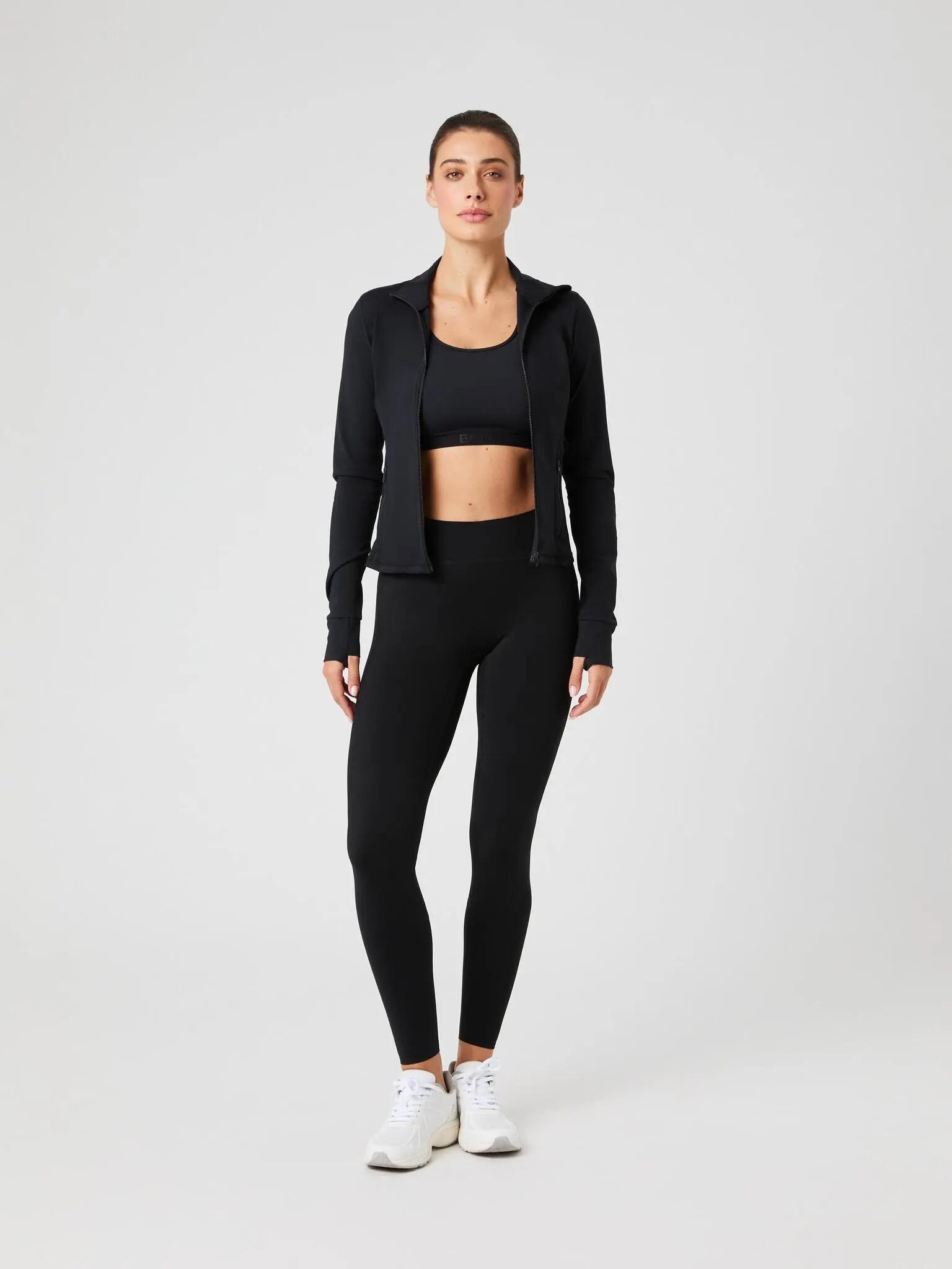 bjorn_borg BORG SOFT ZIP MIDLAYER — midlayer suave en poliamida reciclada – 3/6